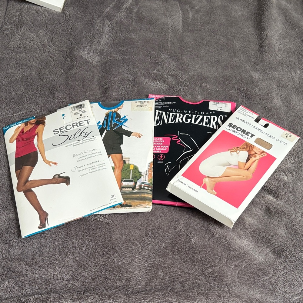 Vintage Hosiery Collection Assorted New Old Stock Size C